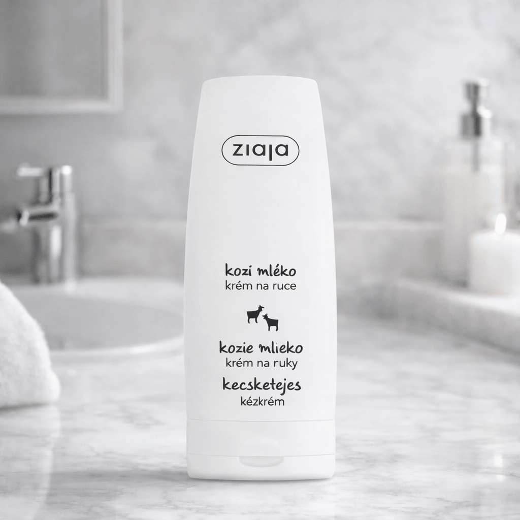 Ziaja Goat’s Milk Käsivoide & Kynsivoide 80 ml – Vuohenmaito Kosteuttava Käsivoide Kuivalle Iholle - Skonbeauty.com