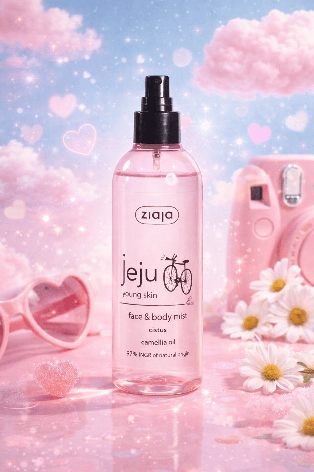 Ziaja Jeju body mist 200 ml – Kosteuttava kasvo - ja vartalosuihke nuorelle iholle - Skonbeauty.com