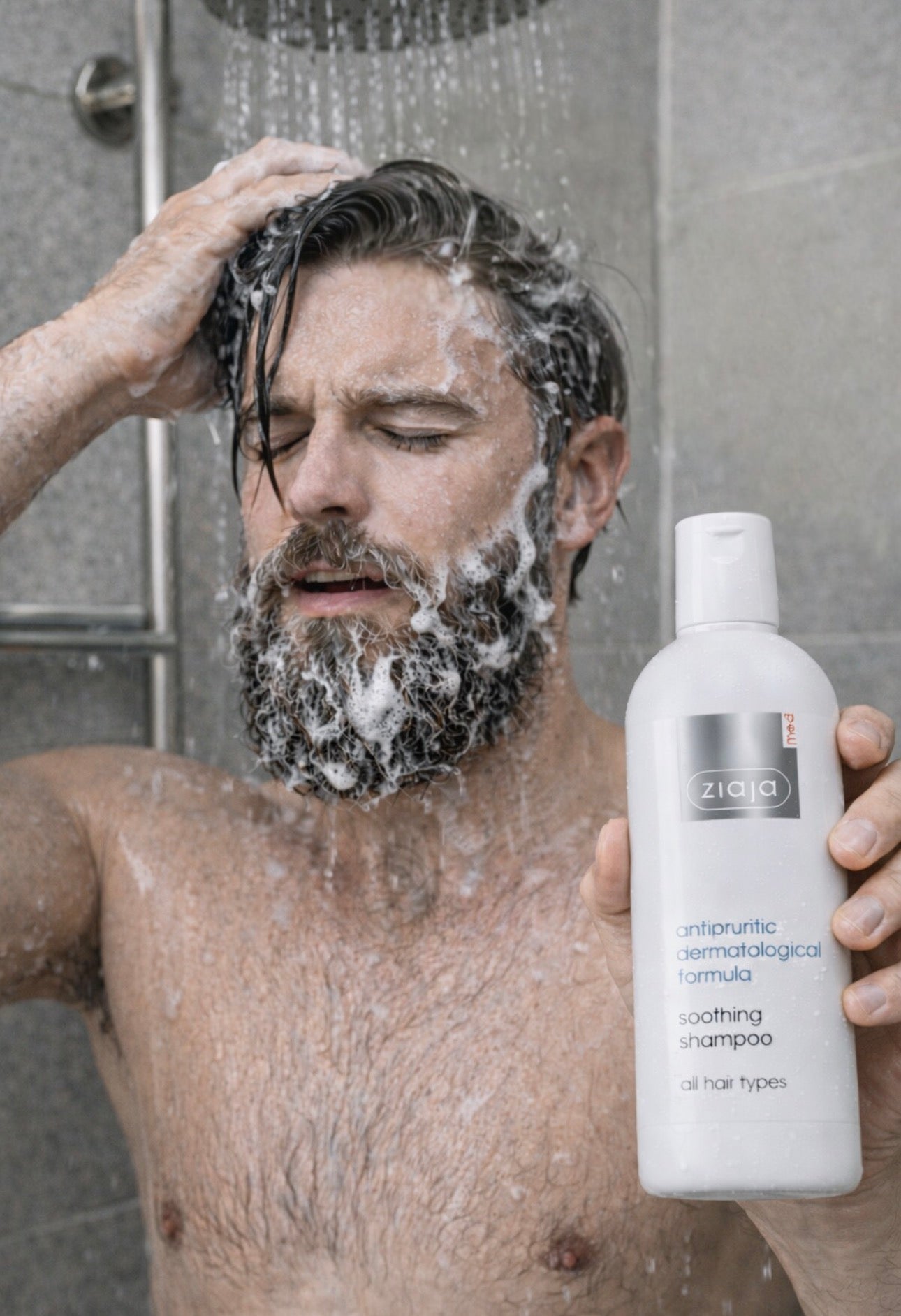 Ziaja Med Rauhoittava shampoo 300 ml – herkälle ja ärtyneelle hiuspohjalle - Skonbeauty.com