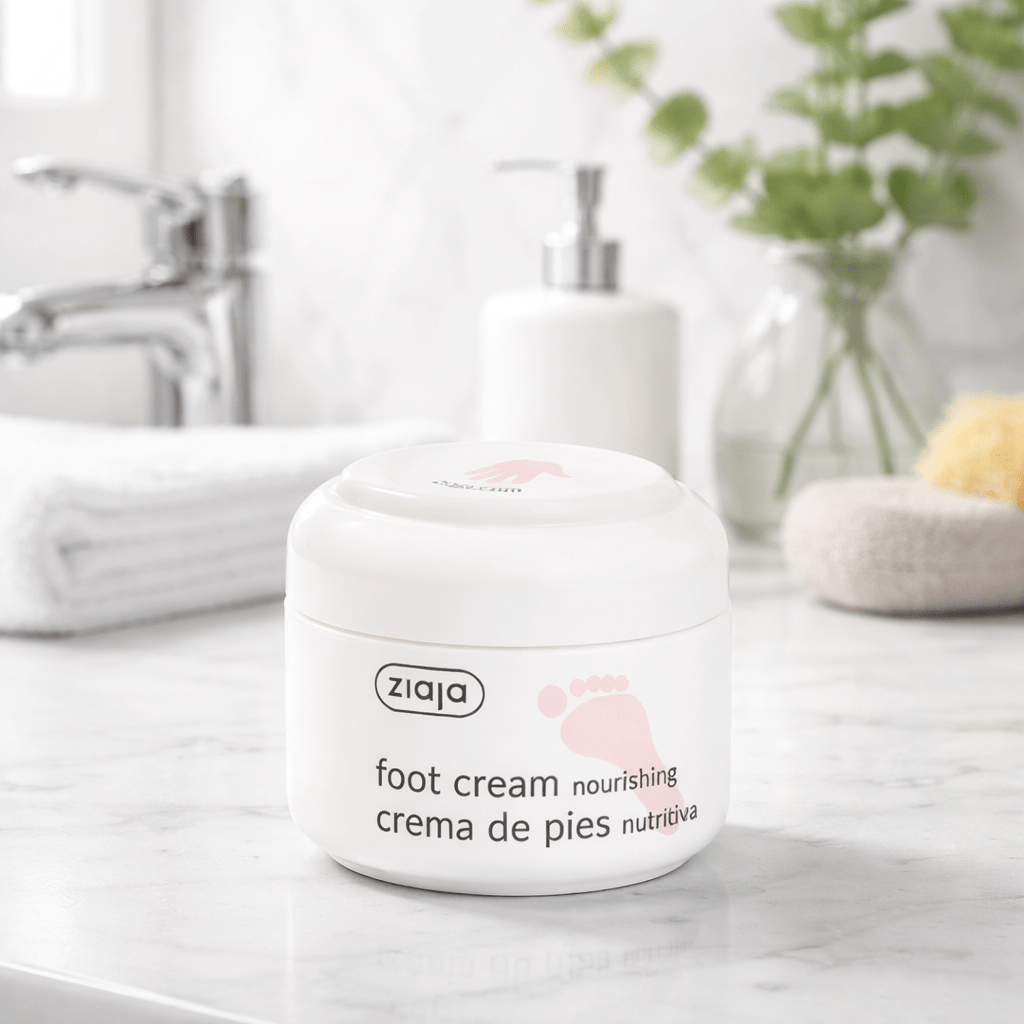 Ziaja Ravitseva ja hoitava jalkavoide 50 ml – Pehmeät ja hyvinvoivat jalat päivittäin - Skonbeauty.com