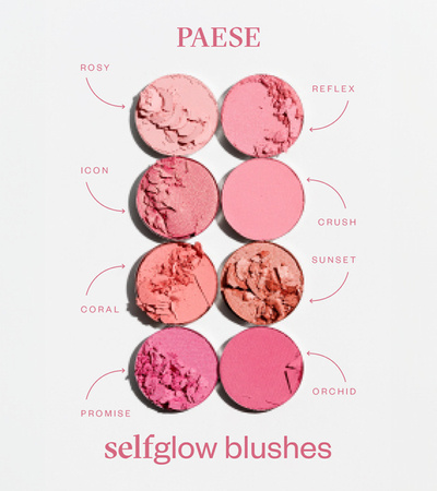 PAESE SELFGLOW Blush – pigmenttinen poskipuna 3 g