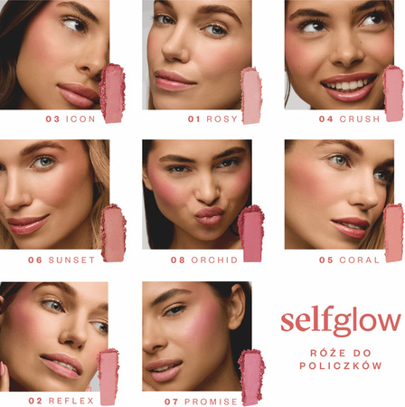 PAESE SELFGLOW Blush – pigmenttinen poskipuna 3 g