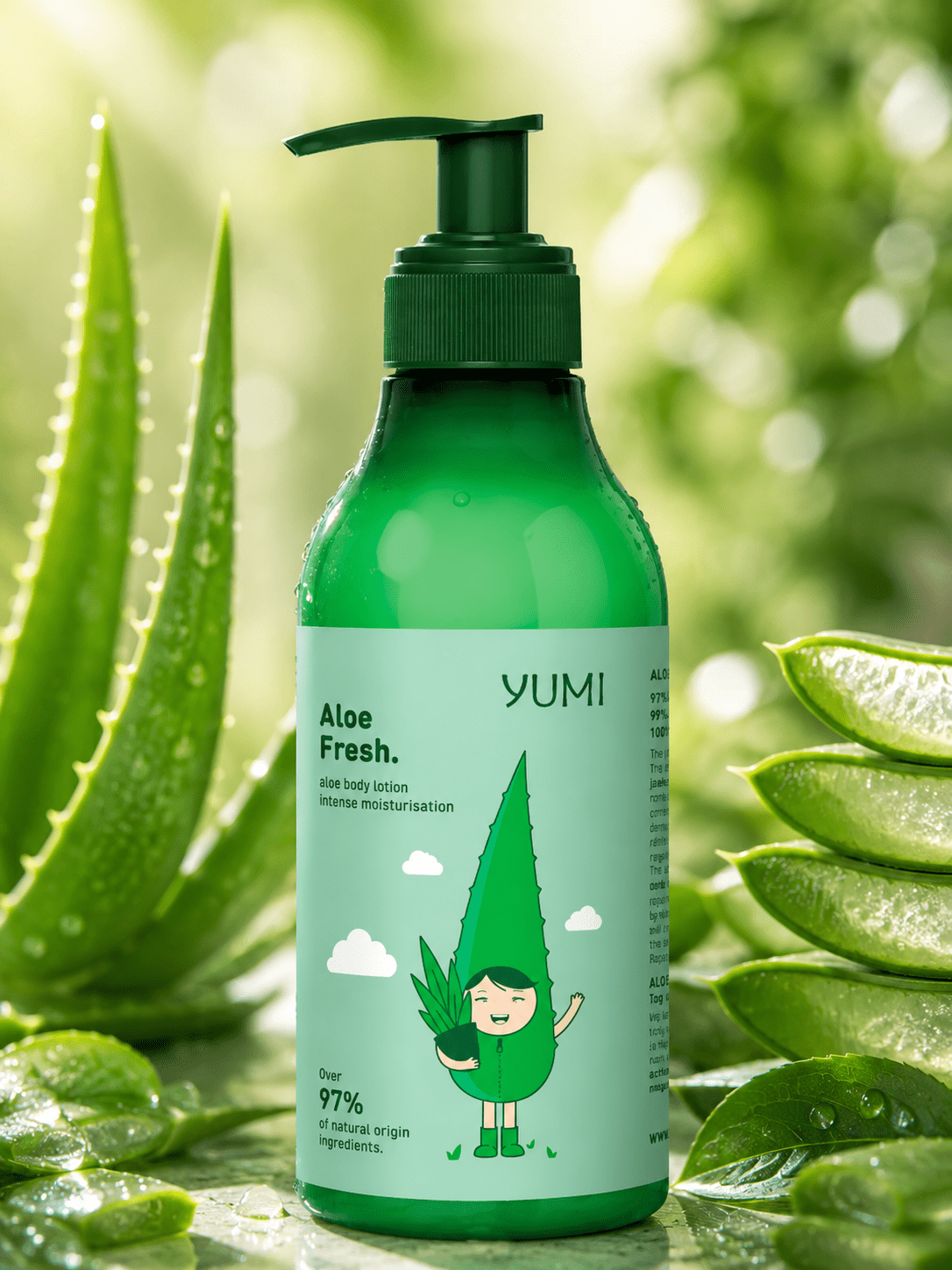 Yumi Aloe Vera Vartalovoide 300 ml - Skonbeauty.com