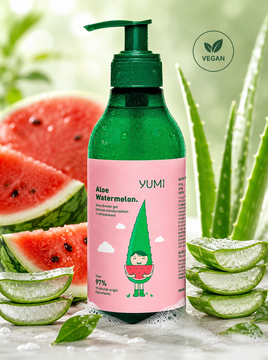 Yumi Aloe Vera & Vesimeloni - suihkugeeli 400 ml - Skonbeauty.com