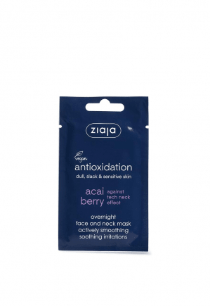ZIAJA Acai Berry Overnight Face & Neck Mask – kosteuttava yönaamio kasvoille ja kaulalle 7 ml - Skonbeauty.com