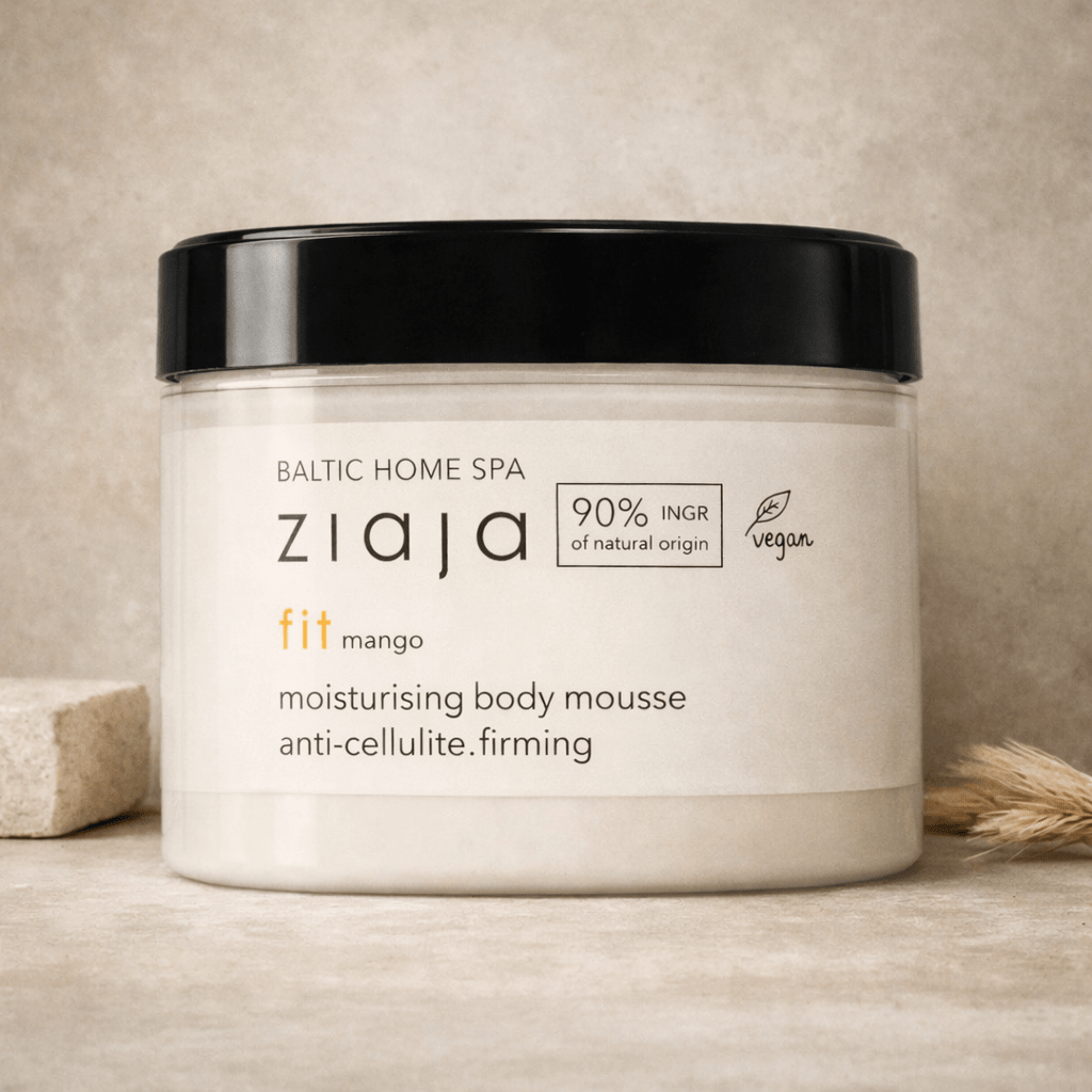 Ziaja Baltic Home Spa Fit Kiinteyttävä Vartalomousse 300 ml – Selluliittia ehkäisevä kosteuttava vartalovoide kofeiinilla - Skonbeauty.com