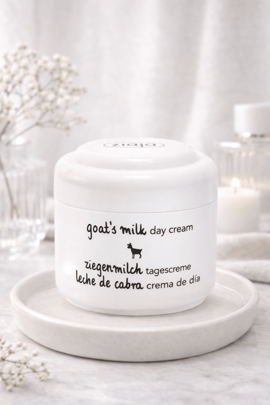 Ziaja Goat’s Milk päivävoide kuivalle iholle 50 ml – kosteuttava ja ravitseva kasvovoide kasvoille - Skonbeauty.com