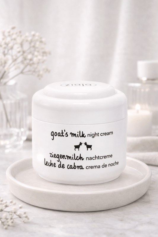 Ziaja Goat’s Milk yövoide kuivalle iholle 50 ml – ravitseva ja kosteuttava kasvovoide yöksi - Skonbeauty.com