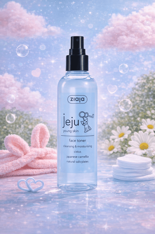 Ziaja Jeju kasvovesisuihke 200 ml – Kosteuttava ja puhdistava mist rasvoittuvalle ja akneiholle - Skonbeauty.com