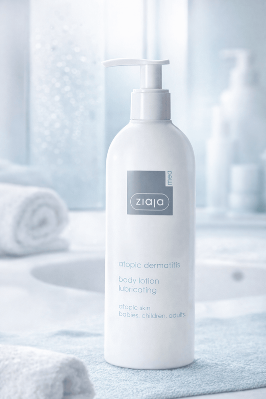 Ziaja Med Atooppisen Ihon Vartalovoide 400 ml – Tehokas kosteutus kuivalle ja herkälle iholle - Skonbeauty.com