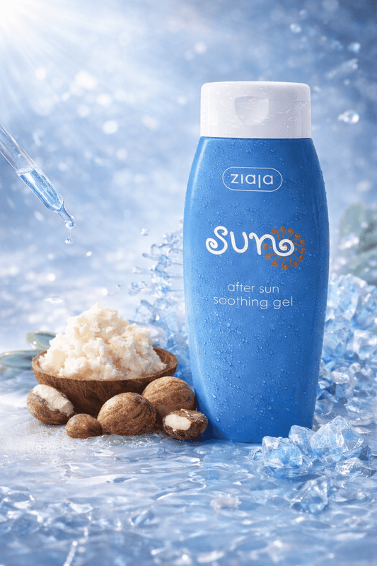 Ziaja Sun After Sun Soothing Gel 200 ml – Rauhoittava After Sun - geeli D - pantenolilla ja Allantoiinilla - Skonbeauty.com
