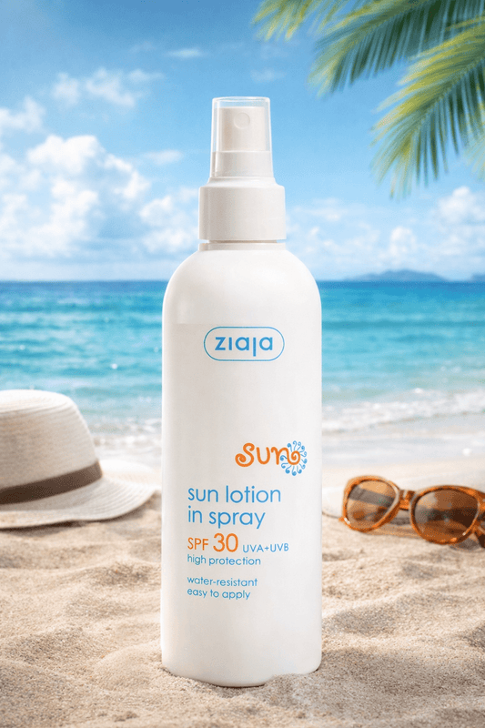 Ziaja Sun Aurinkovoidesuihke SPF 30 170 ml – Vedenkestävä UVA & UVB Aurinkosuoja Spray - Skonbeauty.com